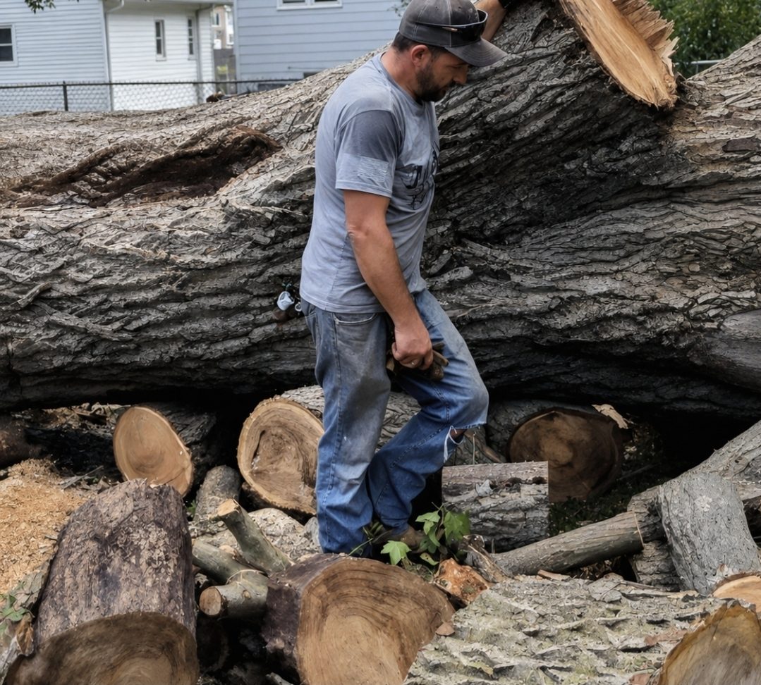 Chris Russell on the job